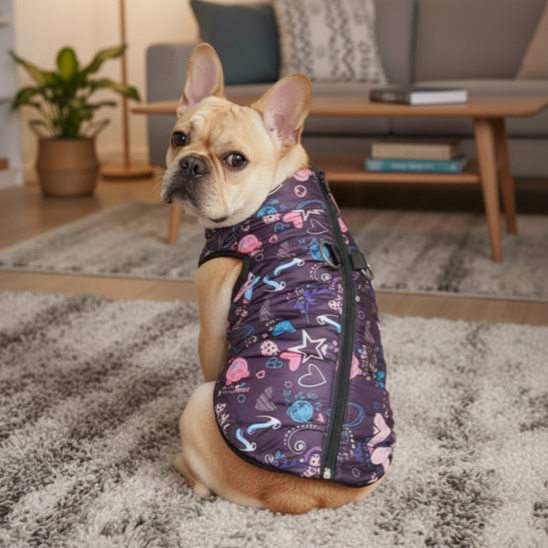bouledogue-Manteau-Chien-salon-maison